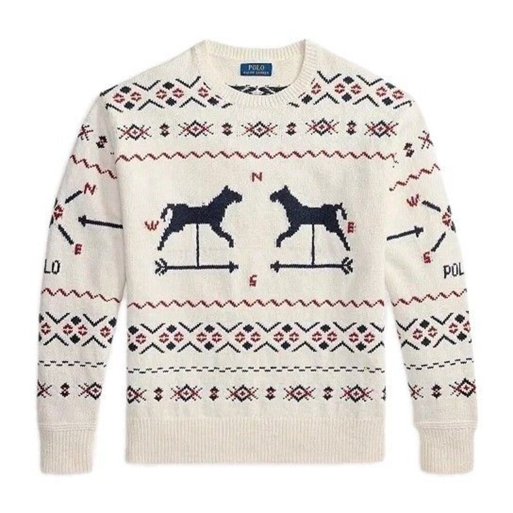 NWT Polo Ralph Lauren Weathervane Size XXL Cashmere Linen Cotton Blend Sweater